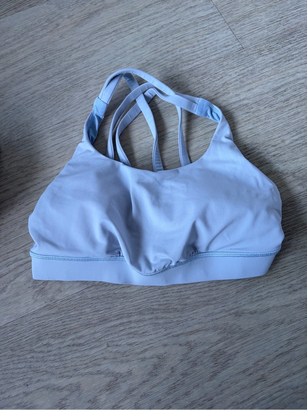 lululemon athletica Light Blue Strappy Swim Top
